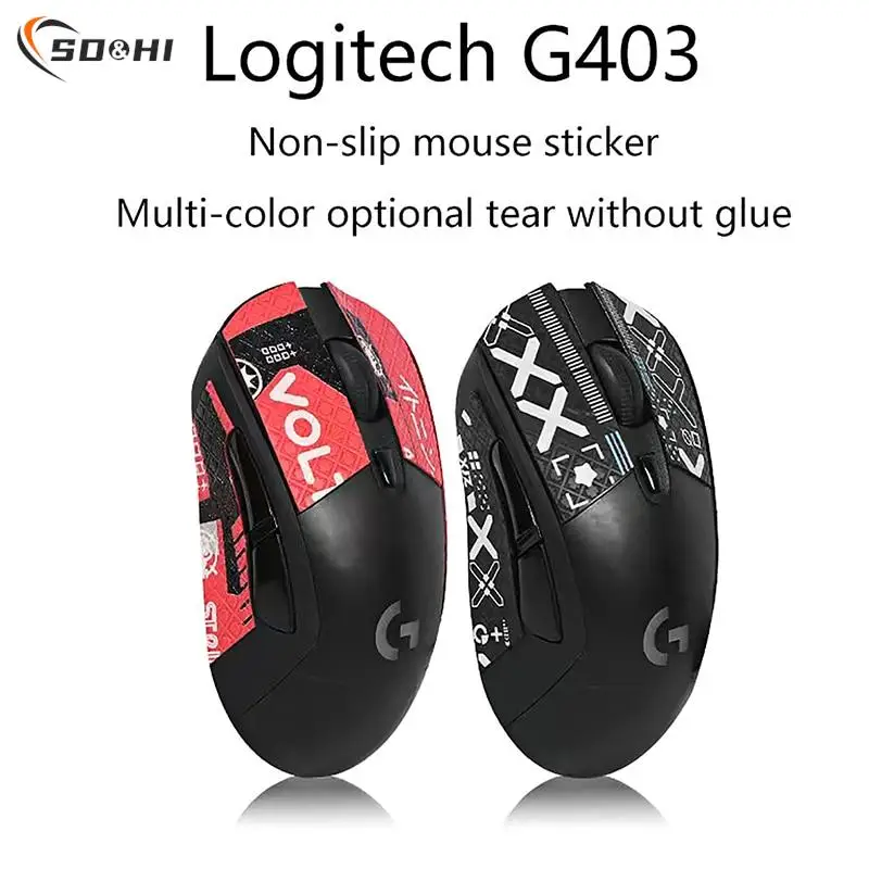 Mouse Grip Tape Skate Handmade Anti-skid Stickers ForLogitech G403 G603 G703 Lizard Skin Sweat Absorbent Sticker Without Mouse