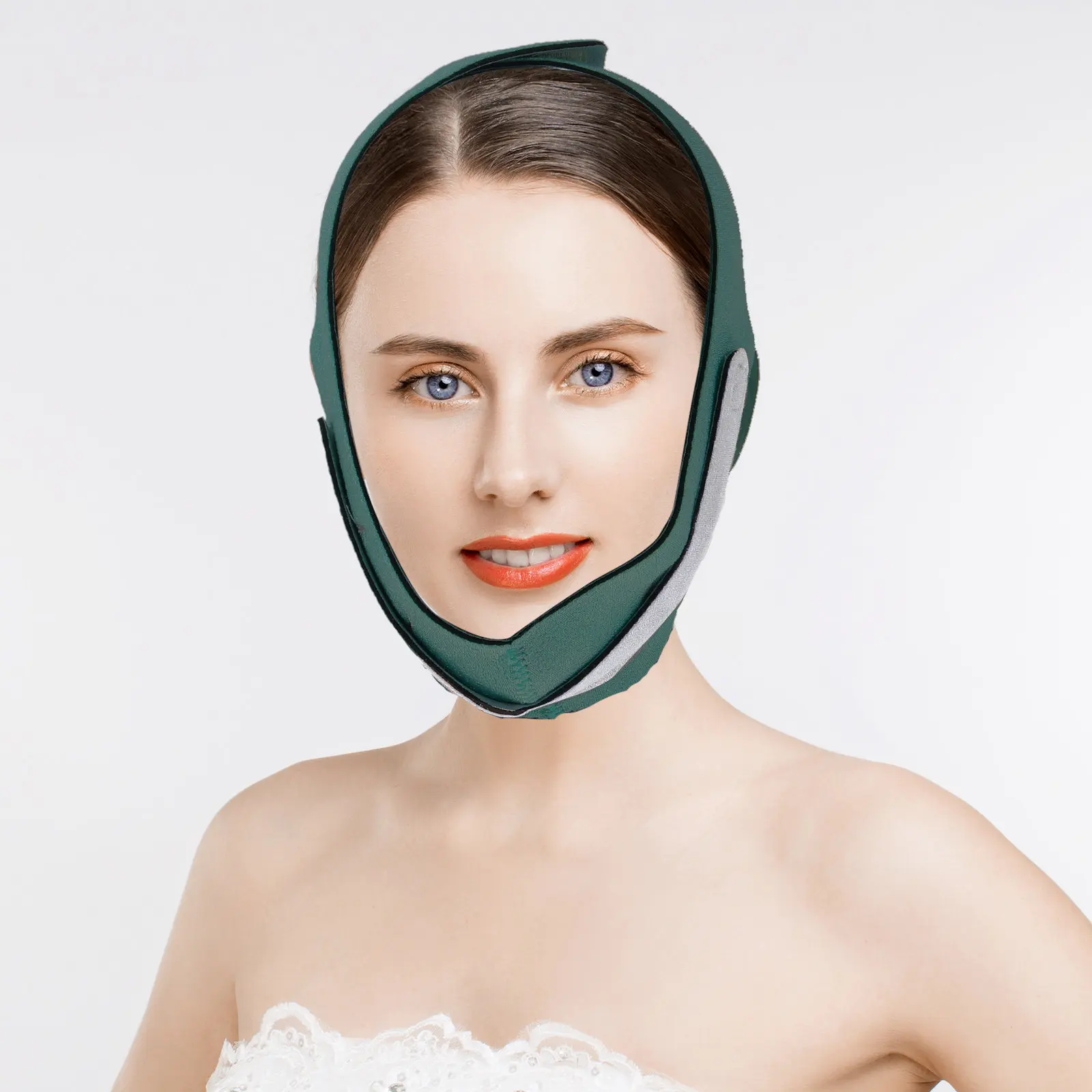 1Pcs Face Slimmer Lifting Band Reusable Chin Support Belt for Double Chin Reduction Facial Contour Reshaping Anti Sagging