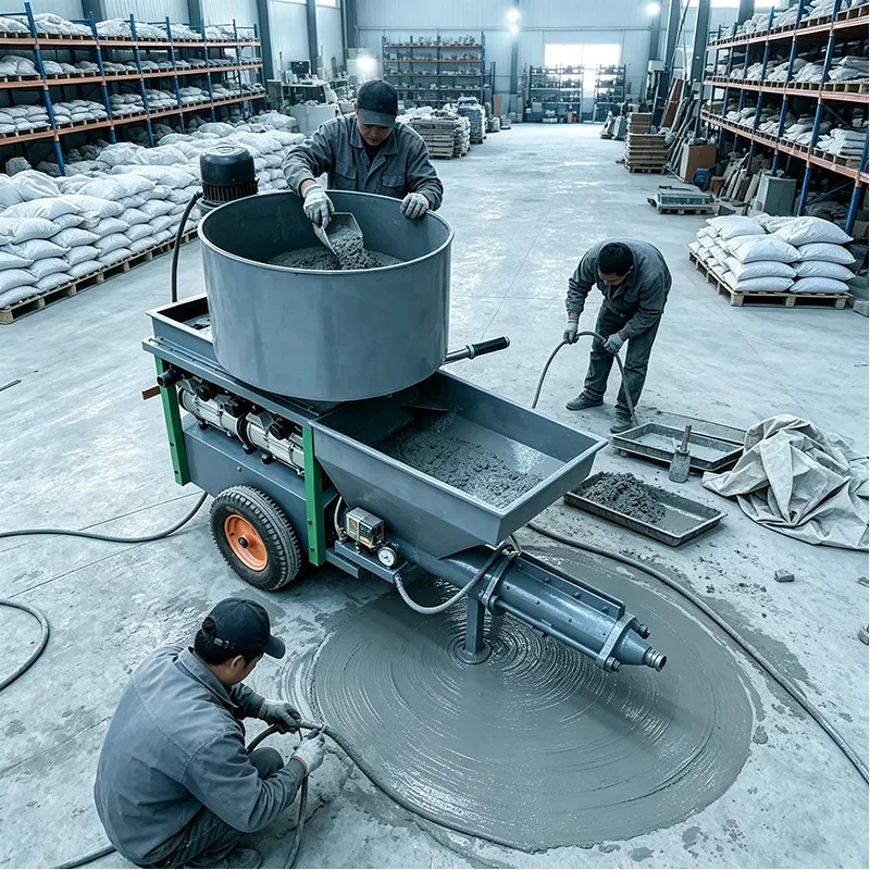 Cement Spray Machine Mortar Pump Equipment for Wall Rendering Plastering and Construction Engineering Projects