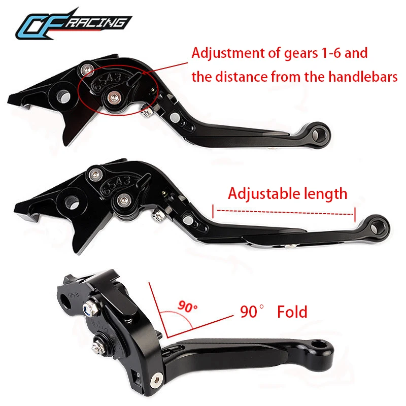 790 Duke Brake Clutch Lever For 790 Duke Foldable Extendable Adjustable Handle Control Brake Levers Aluminum Alloy