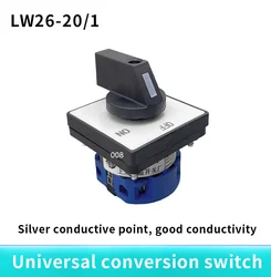 LW26-20  two gear cut off NO Universal transfer switch band rotation forward  backward switching multigear combination switch