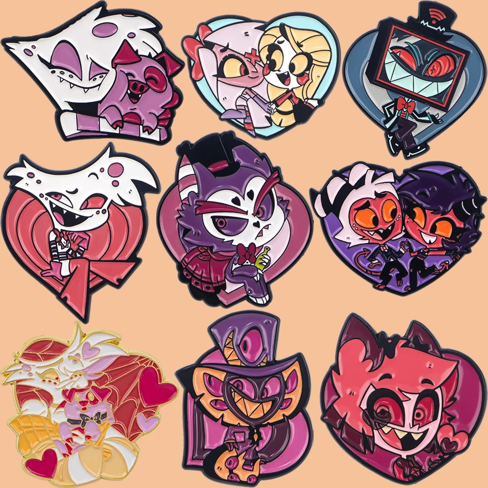 

Evil Charm Enamel Lapel Pin Badge Pins Hats Clothes Backpacks Decoration Jewelry Accessories Gift