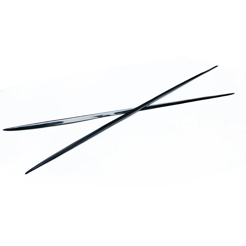 إضافة على نمط ألياف الكربون الجانب الوفير تمديد تنورة الفاصل ل C290 X290 GT43 GT50 GT53 GT63 2019-2022 #4