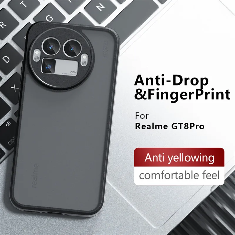 Translucent Matte Phone Case For Realme GT 8 Pro Anti-knock Matte Back Cover For Realme GT 8 Pro Case For Realme GT 8 Pro Case