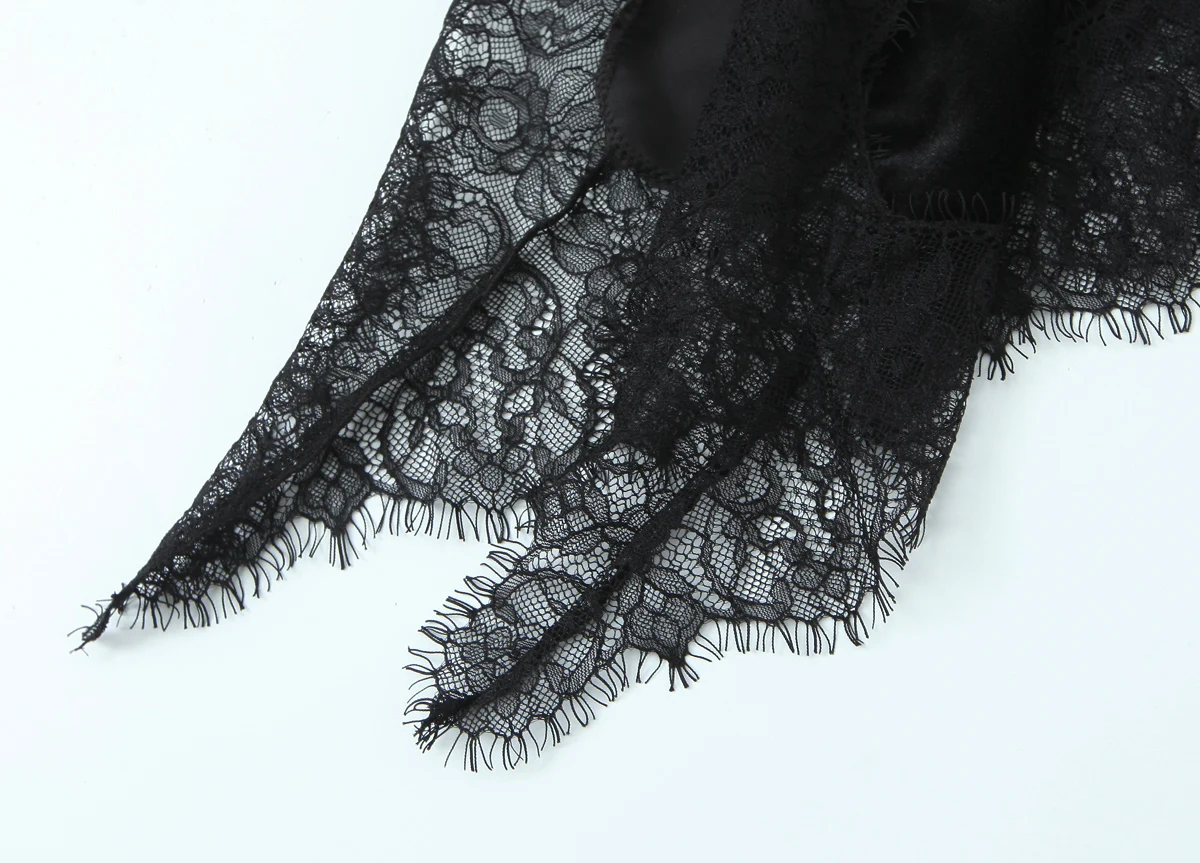 Saia feminina de veludo preto cintura alta assimétrica renda guarnição bainha mini saias