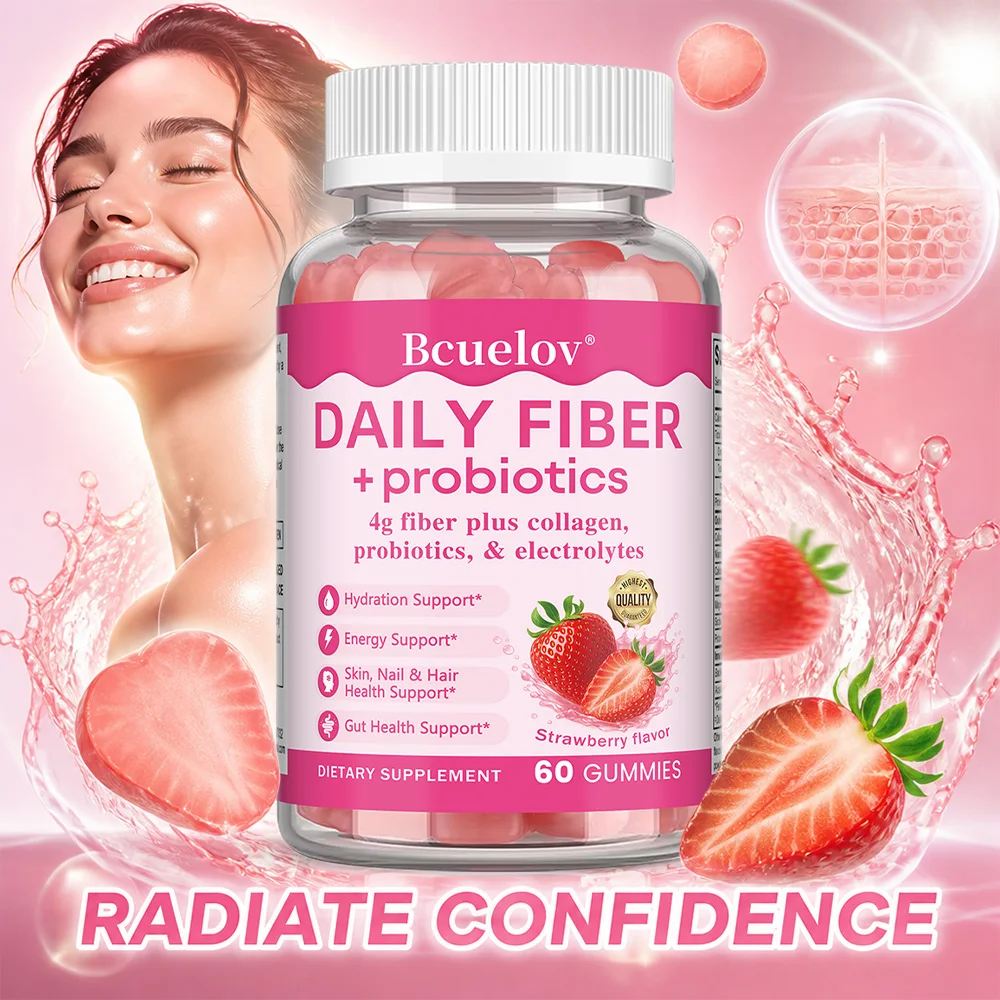 Probiotic Gummies for Women, Supports Digestion, Relieves Bloating & Constipation, Maintains pH Balance & Immune Health, Vegan