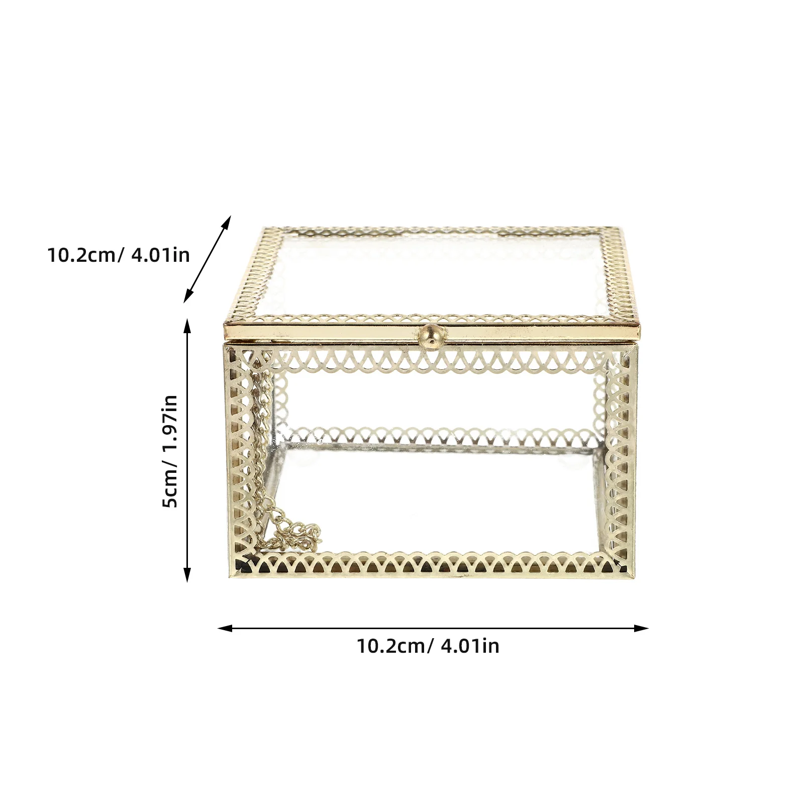 Geometrical Shaped Jewelry Organizer Exquisite Craftsmanship Long Service Life Desktop Adornment Gift for Friends