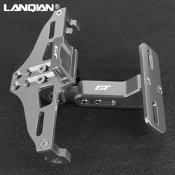 For BMW C400GT C650GT F800GT GT250R GT650R GTR1400 Universal Motorcycle Rear License Plate Mount Holder LED Turn Signal Light