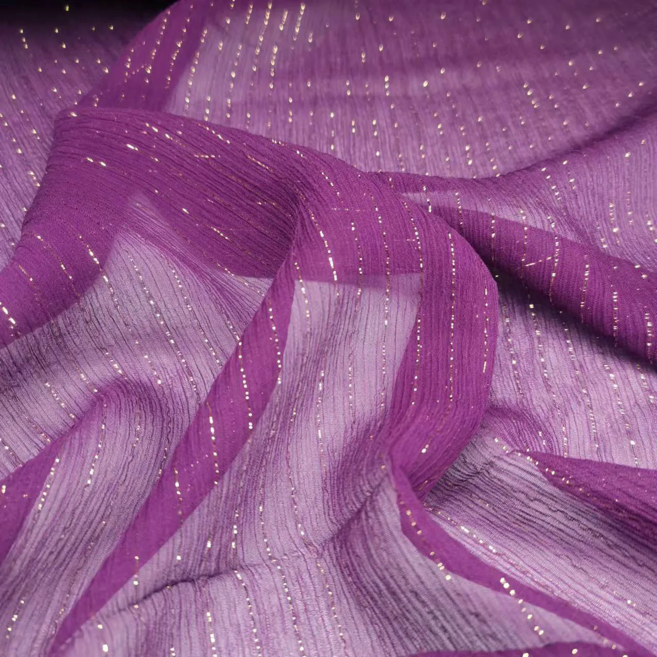 Mulberry Silk Fabric Soft Silk Metallic Jacquard DIY Cloth Dress Scarf Material