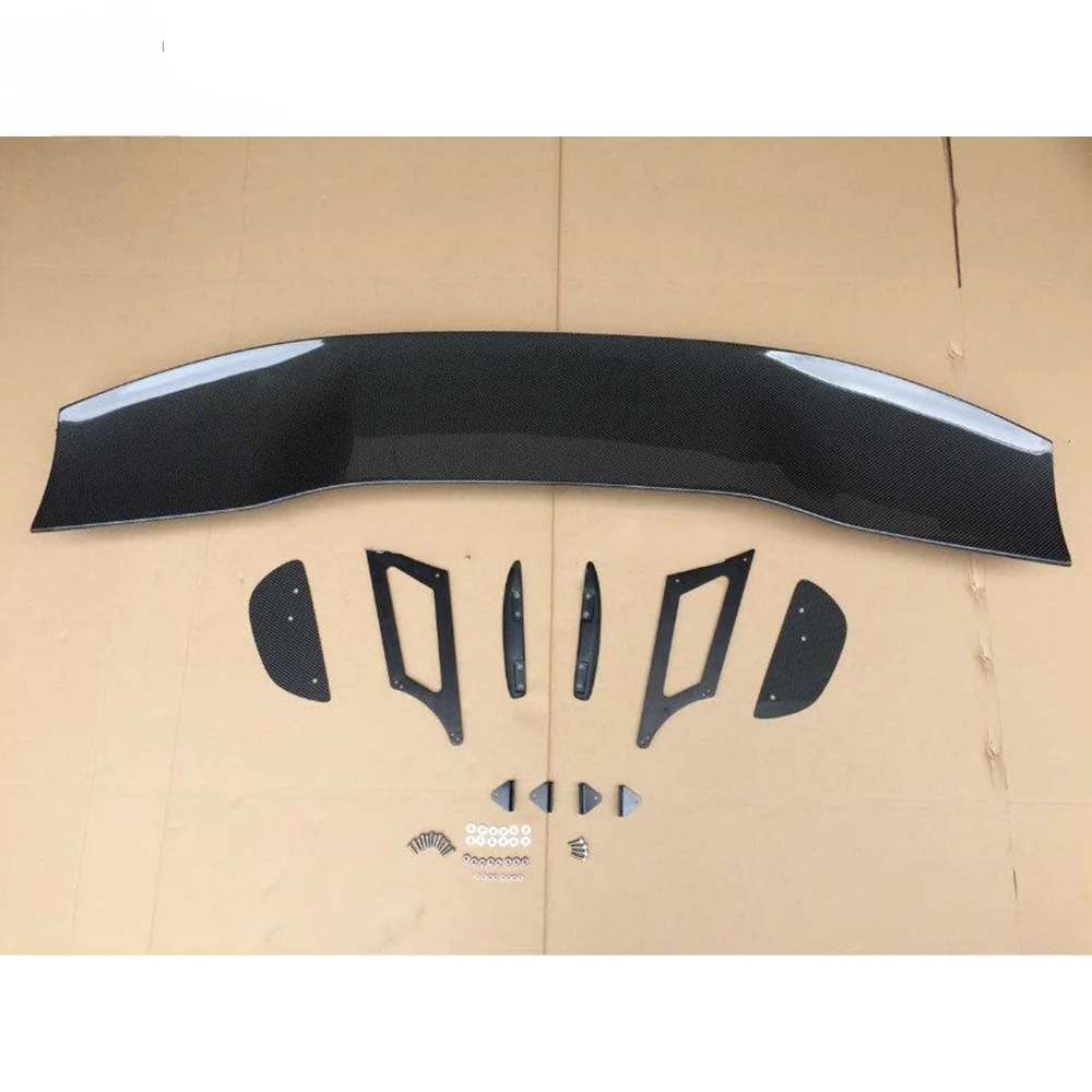 Top Material Real Carbon Fiber Trunk Spoiler Rear Spoilers Rear Wings For 3 Series E92 M3 V Gt Style 4