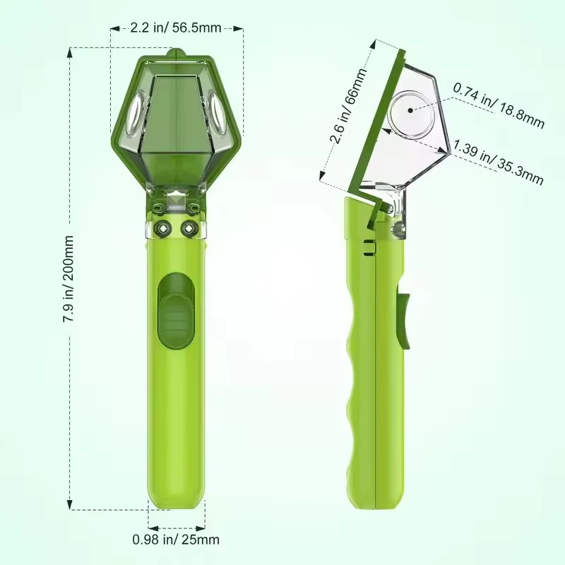Bug Catcher and Viewer Eco-Friendly Insect Observation 6X Magnifier, Safe Backyard Exploration Toy for Outdoor Nature Learning