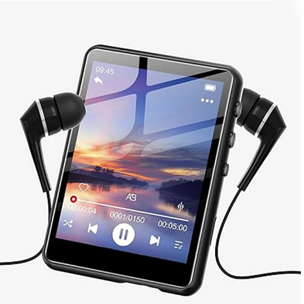 

Bluetooth 5,3 Hi-Fi MP3-плеер 2,4-дюймовый портативный музыкальный плеер Walkman Динамик/рекордер/учинение электронных книг