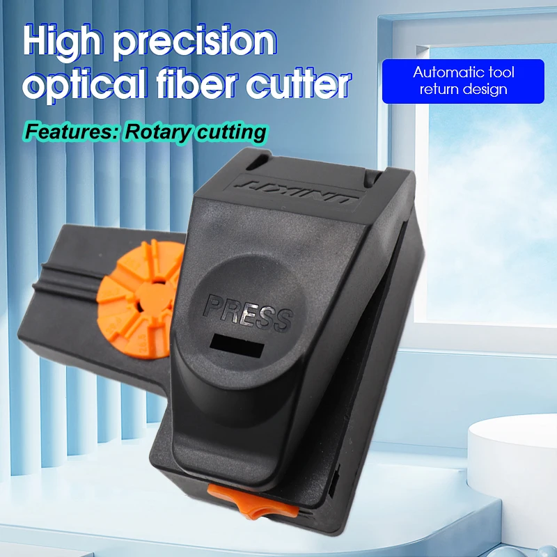 Plastic Mini Fiber Optic Cutter, Fiber Cleaver Tool, Tungsten Steel Sheet, FTTH Fiber Cleaver Cut knife FC-20D, FC-20T