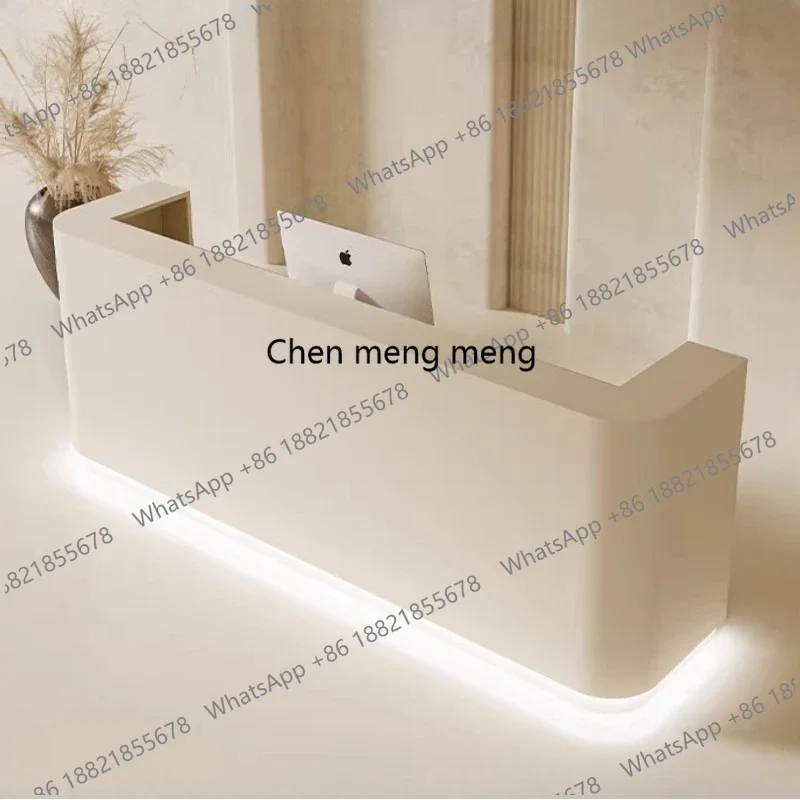 

Hot sales Counter Modern Reception Desk Service Desk Recepcion Mostrador Furniture Counter Front Reception Desk Beauty Register