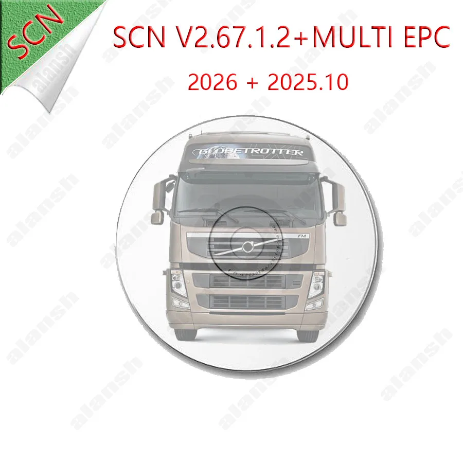 

Программное обеспечение Scan Truck V2.67.1.2 Diag 2026 + Мультикатализатор электронных каталогов запчастей EPC 2025.10 + Nitro