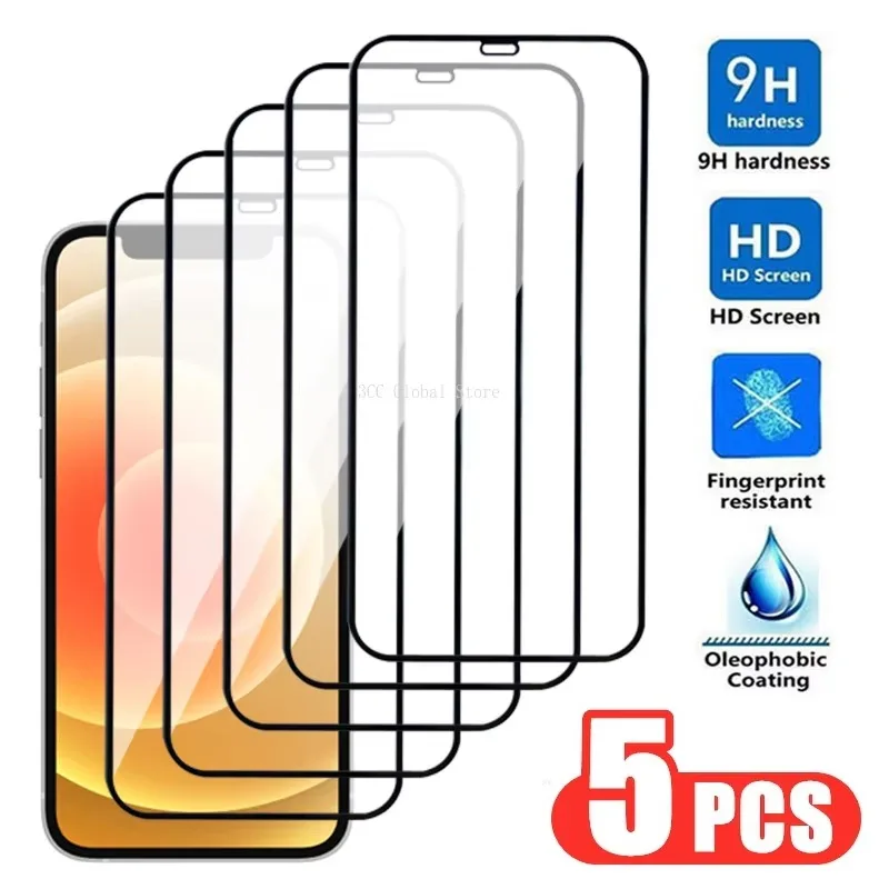 2-5PCS HD Tempered Glass For Xiaomi 15T 14T 13T 11T Pro 15T 14T 13T 11T 12 11 10 Lite 10i Fingerprint unlocking Is Not Supported