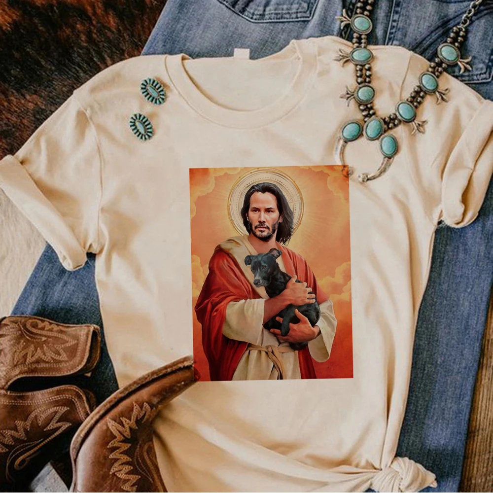 

Jesus tshirt women anime comic manga t shirt girl y2k clothing