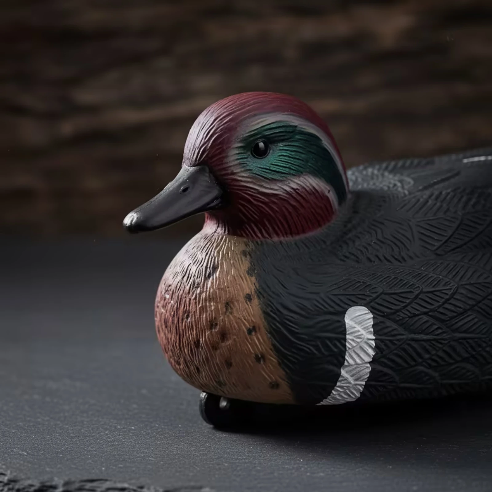 

Floating Duck Decoy Natural Finish Realistic Duck Decoy Bird Lure Waterproof Weather-Resistant for Water, Garden