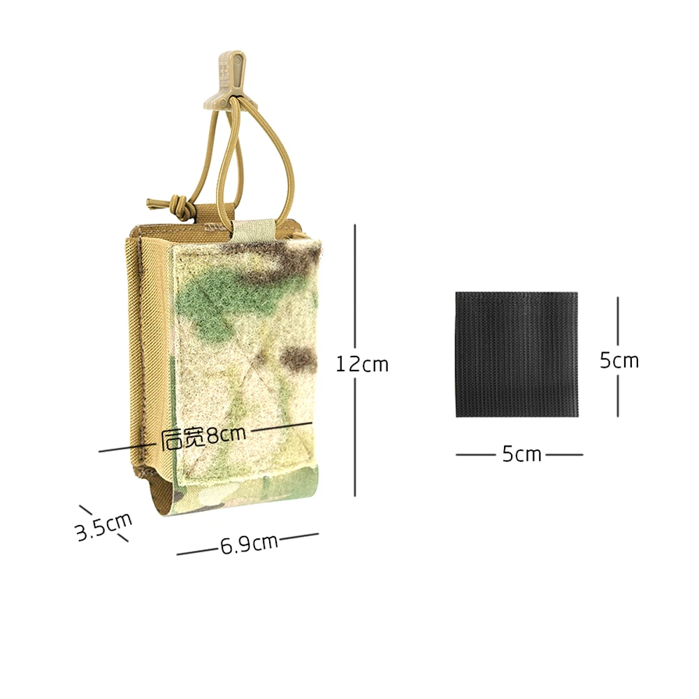 Outdoor Tactical Multifunctional Walkie talkie Bag, Radio Bag, Multi-purpose Miscellaneous Bag