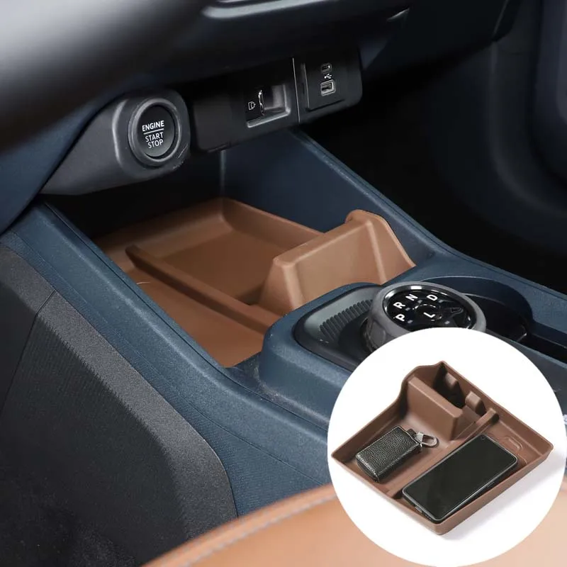 

For 22 Ford Maverick Centre Phone Slot Anti-Vibration Mat Interior Trim Tray Accessories TPE (replacement)