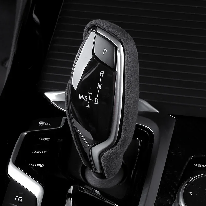 

Suede Overlay Cover Gear Stick Collar for BMW G30 G38 G32 G11 G12 X3 X4 G01 G02 G08 2018 2019 2020 2021 2022 2023 2024