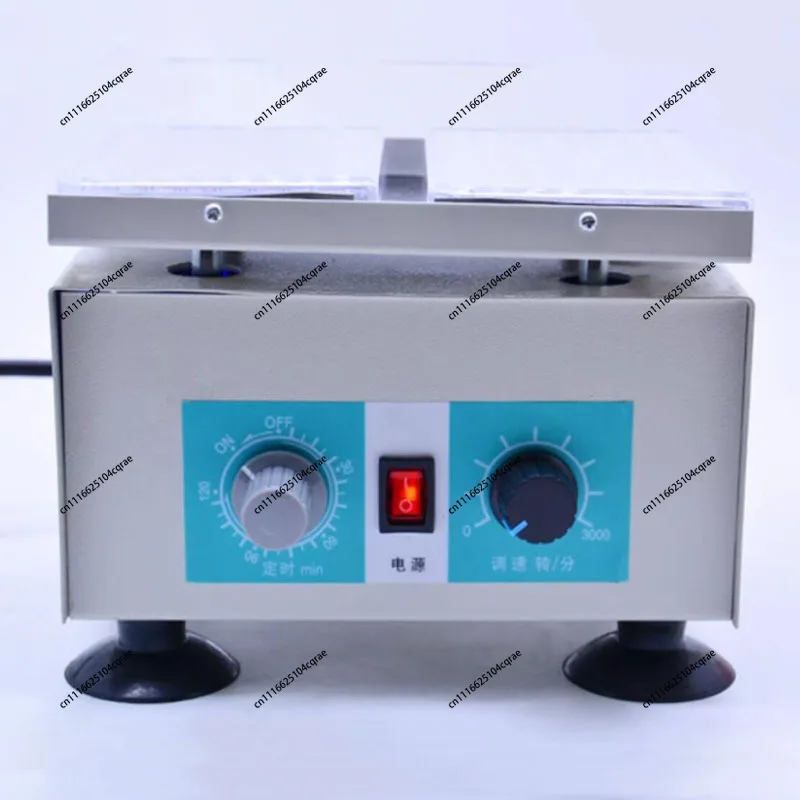 AC 220V Lab Orbital Mixer for Microplates 96-Well Plate Shaker with Timer & Speed Control MM-1 Microplate Oscillator Shaker