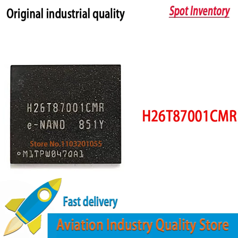1PCS H26T87001CMR 100% working 100% quality eMMC BGA 128Gb  H26T87001
