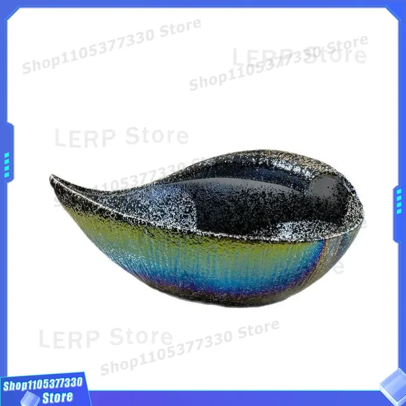 Creative Deep Sea Fish Shaped Sashimi Plate Ice Tray for Salmon Beef Platter Unique Seafood Serving Dish Restaurant Home