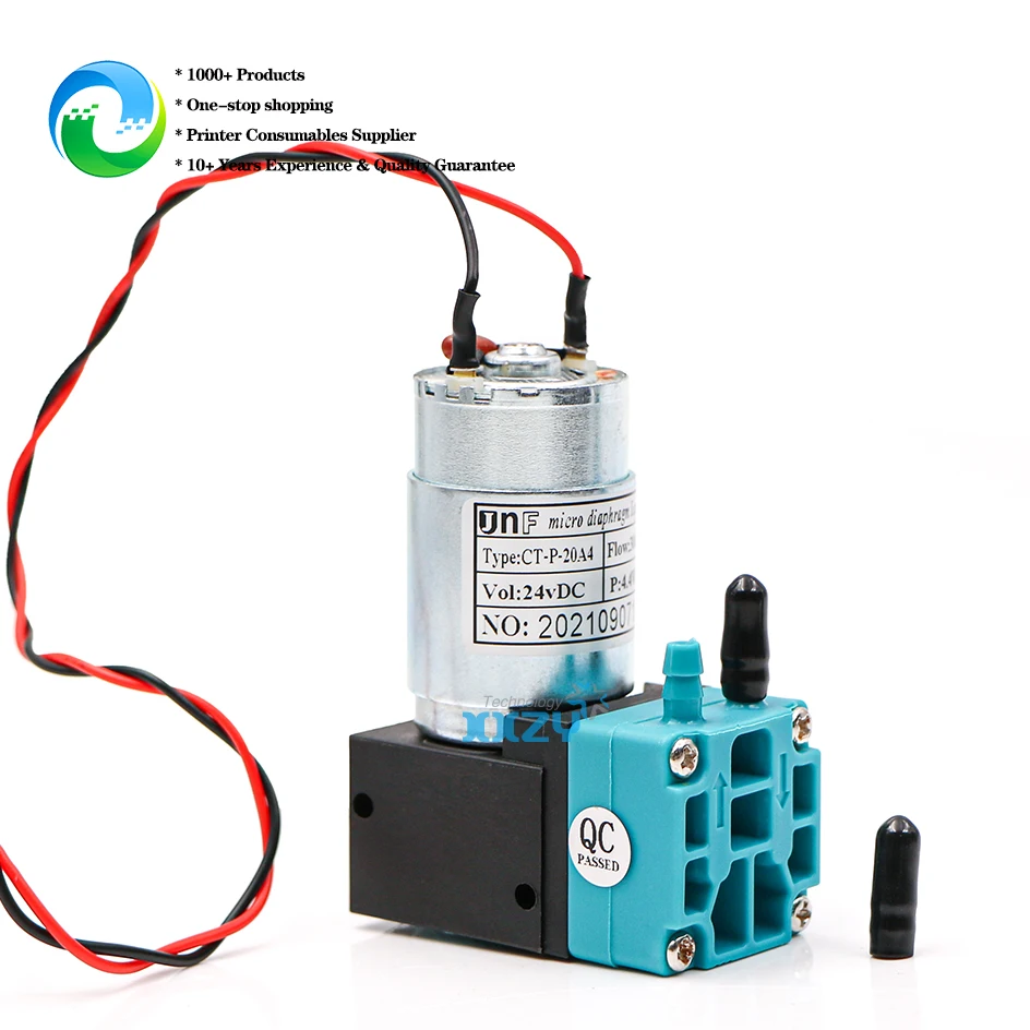 24V DC JNF Ink Pump for Solvent Eco-solvent Printer UV Machine 300ml/min 4.4W Big Ink Pump