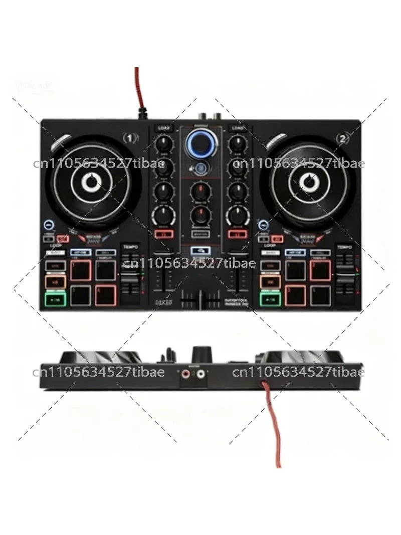 Portable Digital DJ Controller, Small Disc Player for Live Performance