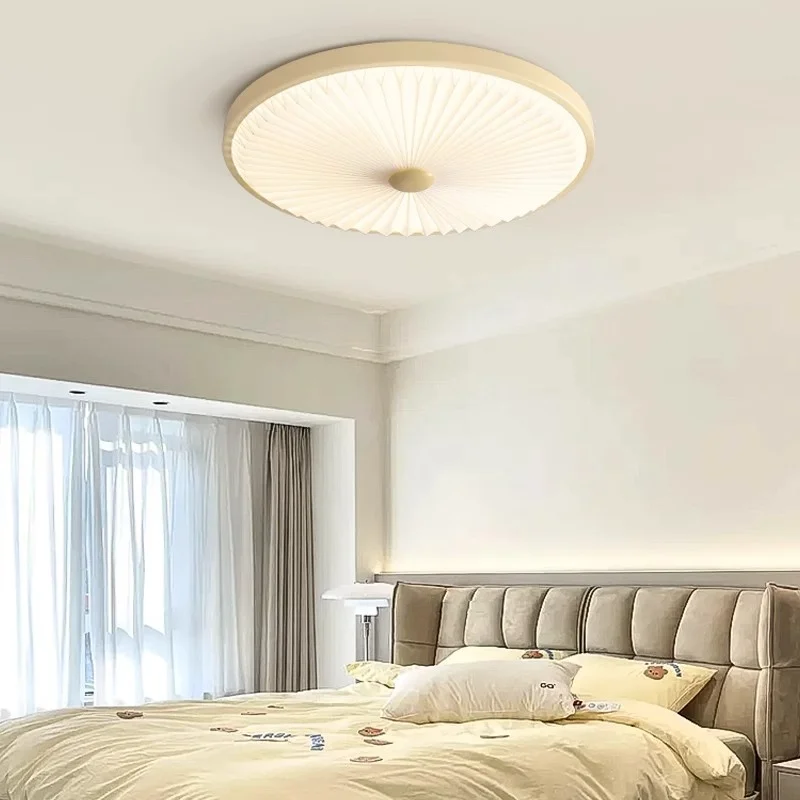Cream style bedroom ceiling lamps modern Round ceiling light for children's room kitchen bathroom corridor Study Indoor lighting