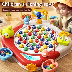 Kids Electric Fishing Kids Set Magnetic Kids Baby Fishing toy Puzzle Intelligence Boy Girl Birthday Gift Christmas Gift Easter G