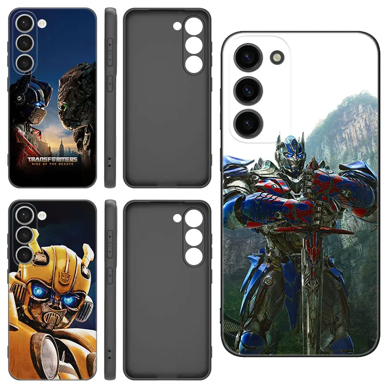 Черный чехол для Samsung Galaxy S20 S23 FE S21 S22 S24 Ultra S10 Lite S8 S9 Plus S7 Edge