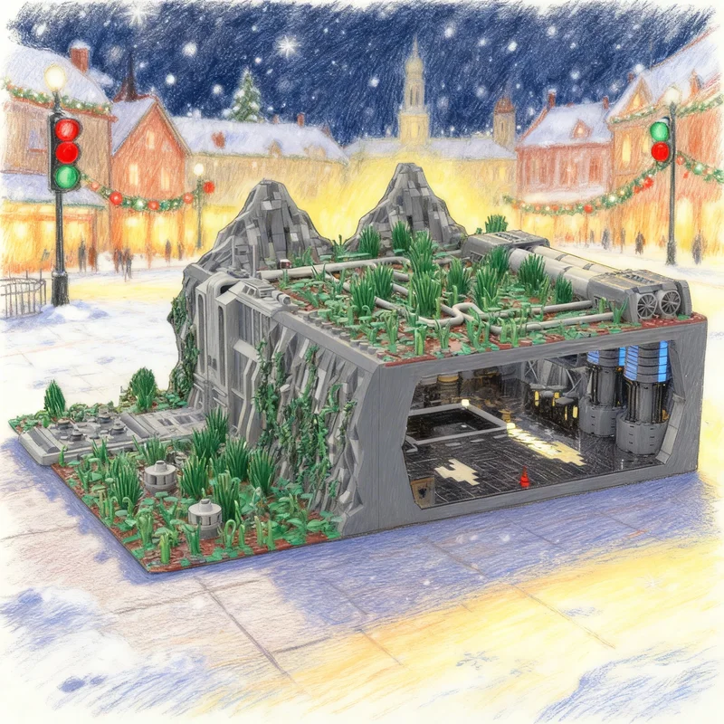 

7176 деталей MOC SW Подземная имперская база: модель звездной битвы, конструктор, подарок, креативный коллекционный декор, премиум-класс