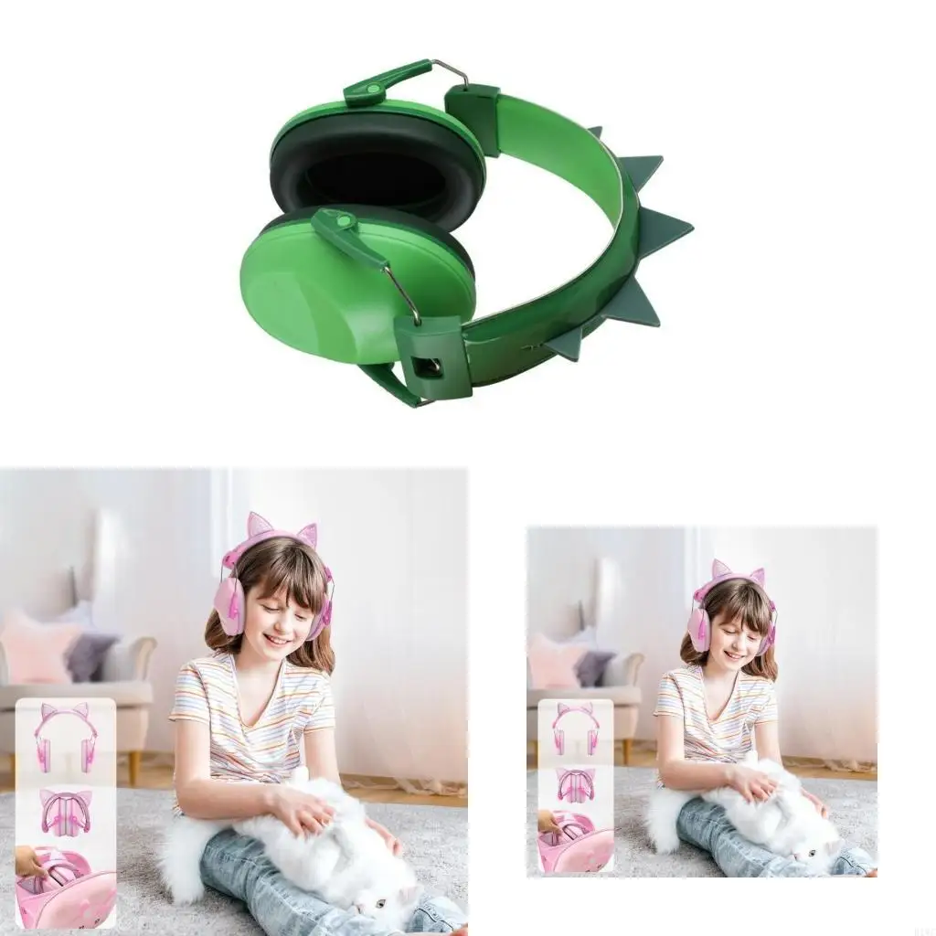 Noise Reduction Ear Muffs Kids Ear Protections Headphones Hearing Protectors for Toddlers Teens Sound Blocking Earmuffs 