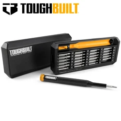 TOUGHBUILT TB-H5S-PRE-M-11 Precision 27-Piece Multi-bit Screwdriver Set Multi-Bit Magnetic Head Repair Tool Kit Hand Tools