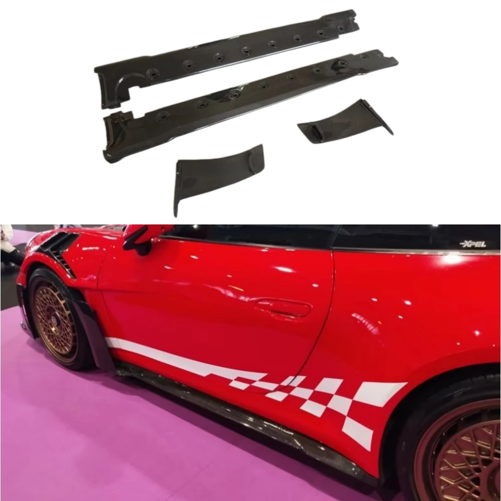 

Dry Carbon Fiber Rear Skirt Body Kit for Porsche 992 911 for Retrofit Upgrade GT3RS Model Premium Body Parts