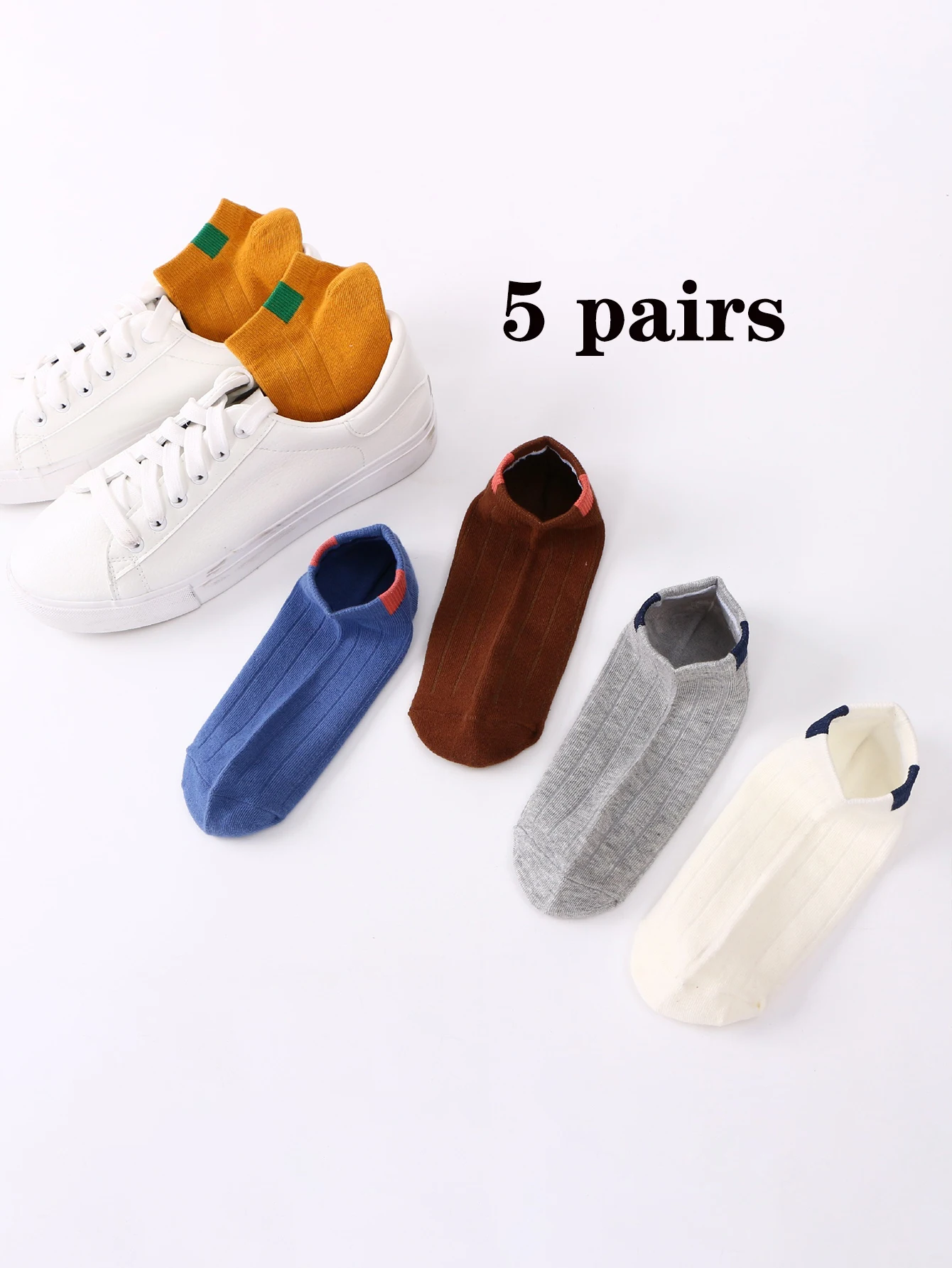 5/10 Pairs kids Low Socks Set With Pattern Fashionable boy girl Casual Versatile Style Comfortable Breathable Short Socks