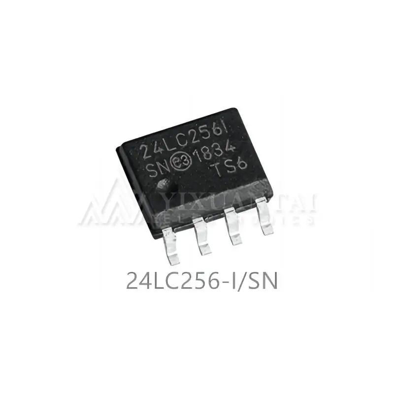 10pcs/Lot   24LC256-I/SN EEPROM Serial-I2C 256K-bit 32K x 8 3.3V/5V Automotive 8-Pin SOIC N Tube New and Original