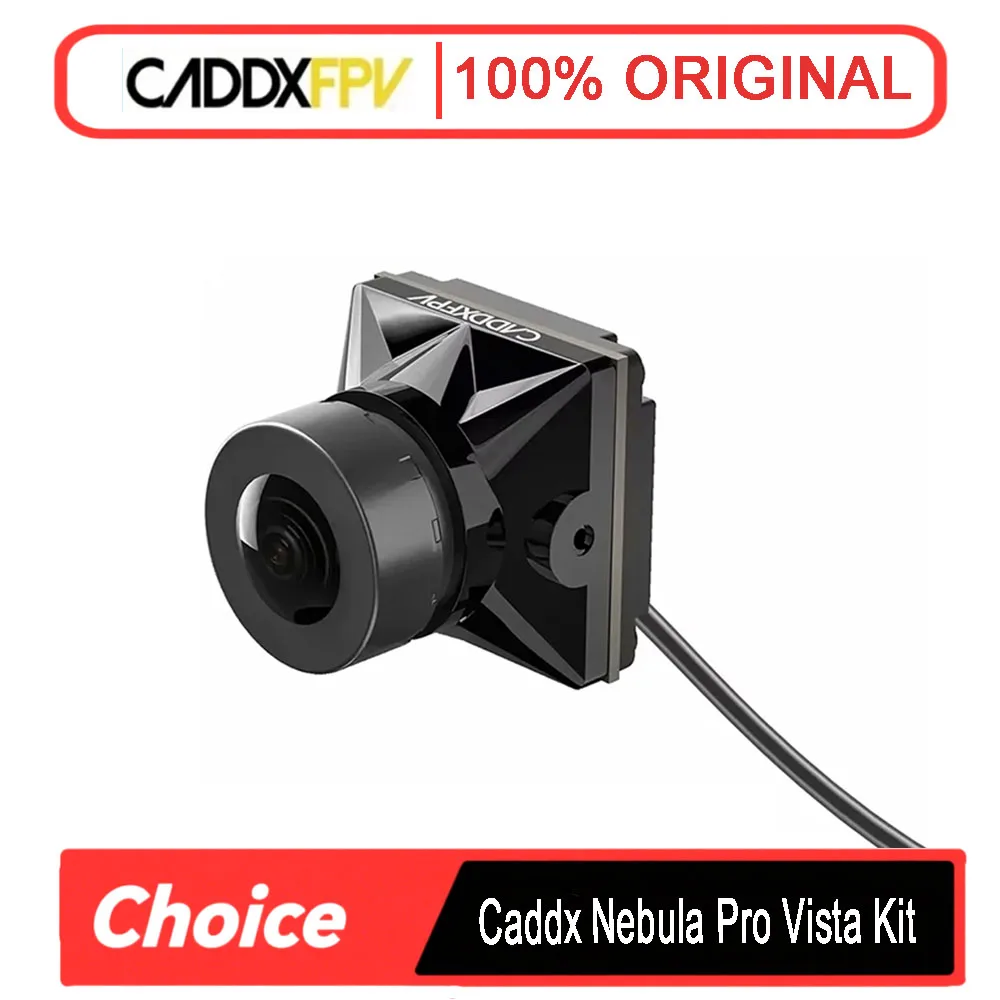 

Caddx Nebula Pro Vista Kit - HD Digital FPV Transmitter & Camera 720P/120FPS 2.1mm 150° - for DJI Goggles & FPV Drones