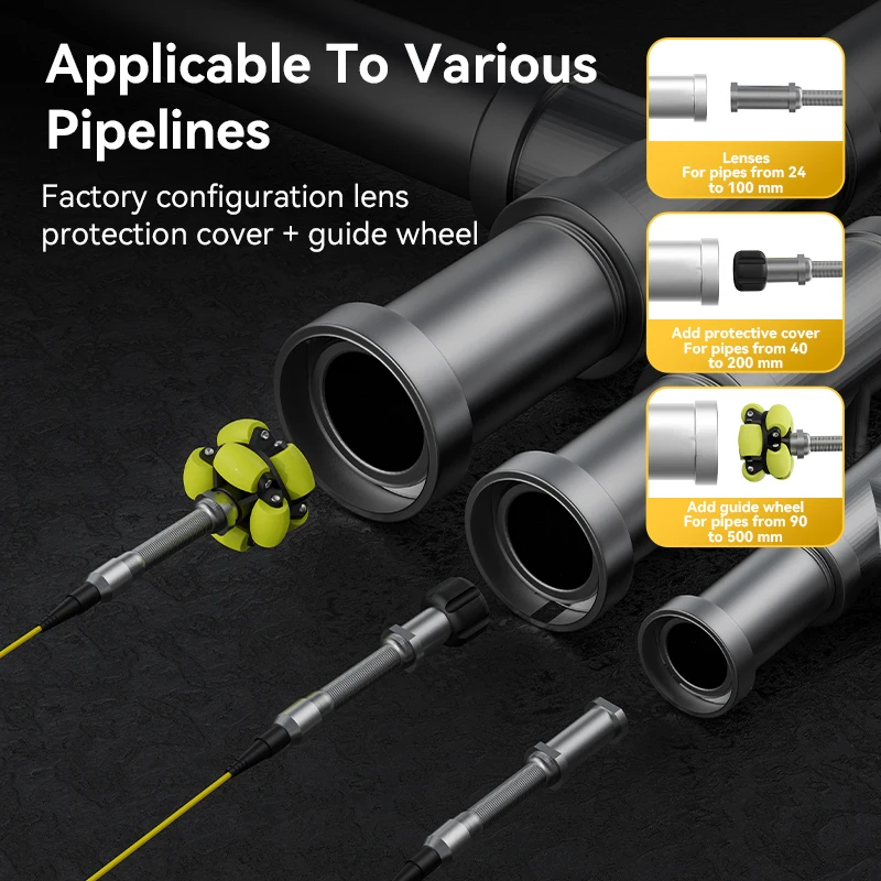 مصنع الجملة OEM أنابيب الصرف الصحي الصناعية Borescope كاميرا IP68 مقاوم للماء شاشة 10 بوصة رخيصة المنظار كاميرا تناظرية #6