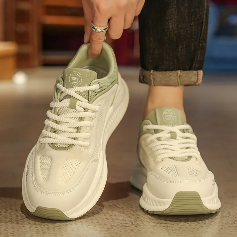 Shoes men Sneakers Male tenis Luxury shoes Mens casual Trainer Race Breathable fashion loafers running Shoes for men image 2