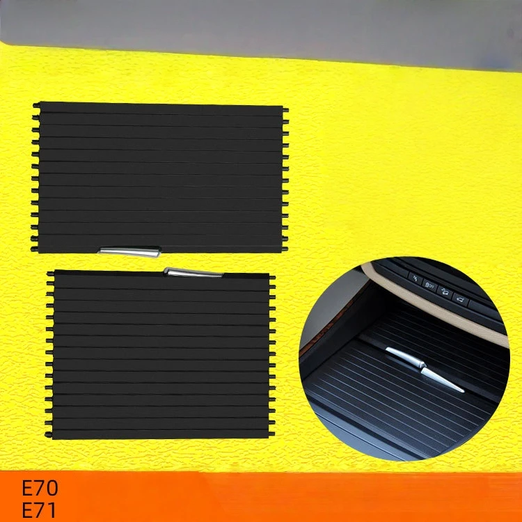 

Car Front/Rear Section Centre Console Cup Holder Roller Blind Cover for -BMW X5 X6 E70 E71 2007-2014 51166954943