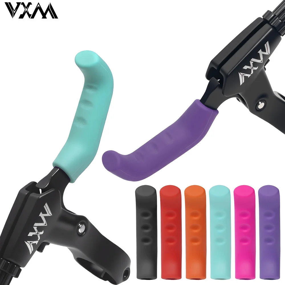 AliExpress NONE 1 Pair Bicycle Brake Handle Protection Cover Mountain Road Bike Brake Lever Protection Anti Slip Gel Sleeve Cycling Accessories
