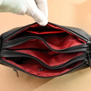 Echte Lederbeutel für Frauen, weibliche Umhängetaschen, Leder -Messenger -Tasche, Luxusmarke, Designer -Mode, neu 12 Hauptverkäufe legitime Lederbeutel Marken - №12