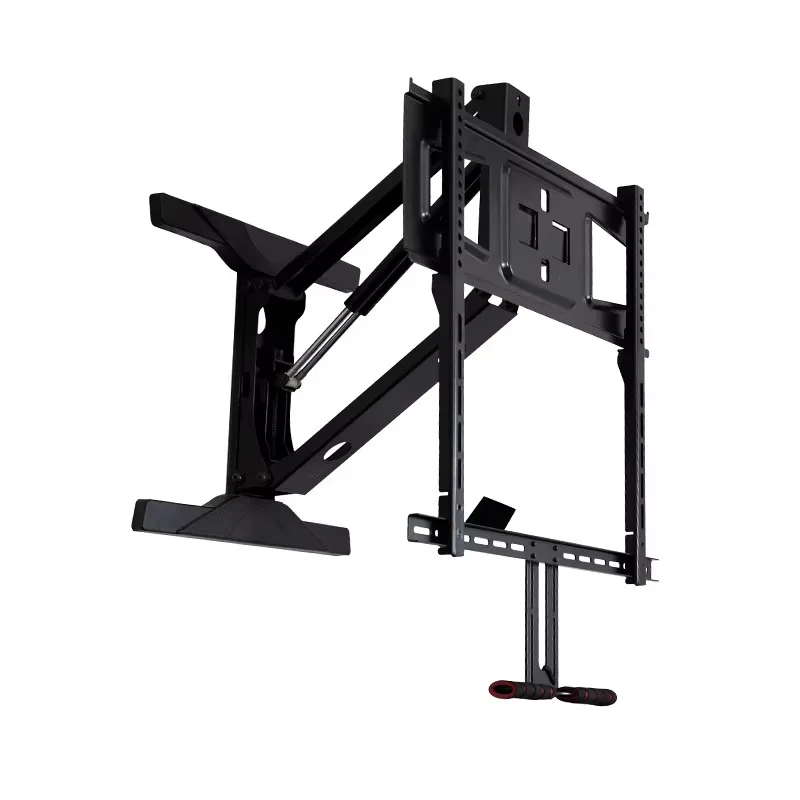 Retractable Pull Down Motorized Flip Down Ceiling Tv Lift Vertical Fireplace Hidden Electronic Scree Metal Materialn DK-B001