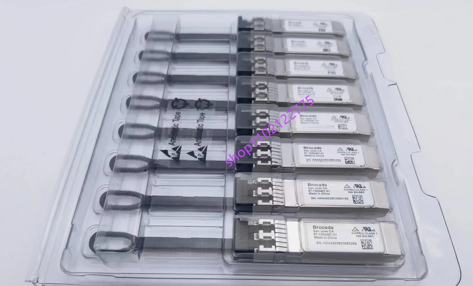 Sfp 16gb glasvezelmodule 57- 1000487 -01 SWL XBR- 000192 /193 16G-SW-SEC 16G FC SFP+ 850NM 100M 16g schakelpoortmodule