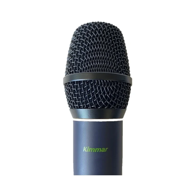 Kimmar Brand Wireless Microphone Metal Cordless Handheld Mic System with Rechargeable Receiver for Karaoke  Singing Party