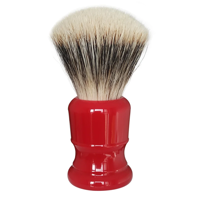 

Dscosmetic Two band badger hair mixed boar bristle hair knot shaving brush for man wet shave