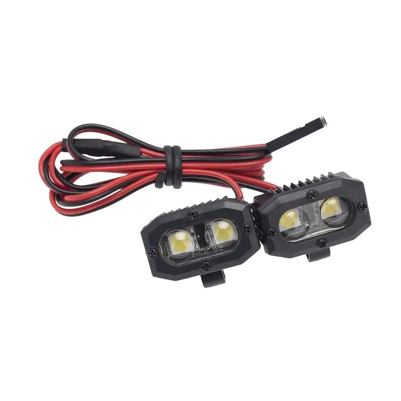 YSUN-RC Car Lights LED Spotlight  With Controller For 1/10 RC Car TRX4 SCX10 9004  LED Light B